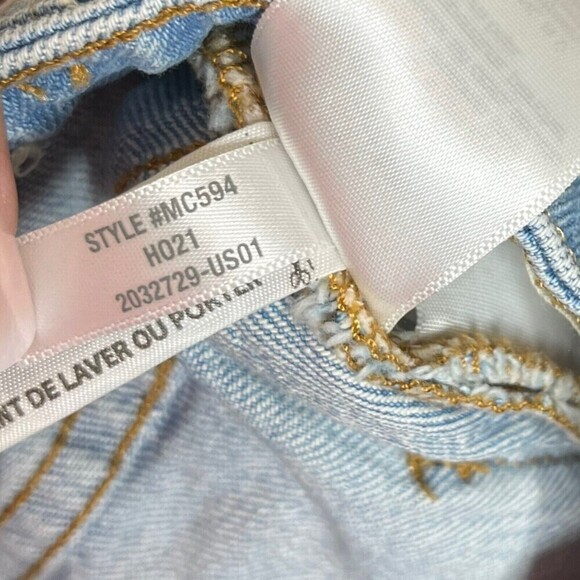 Madewell Curvy Perfect Vintage Jeans Women’s Size 24 Blue Fiore Wash High Rise - Picture 10 of 12